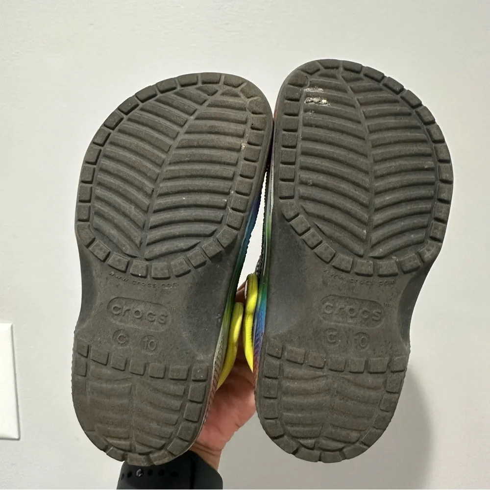 Crocs Tie Dye Multicolored Size 10